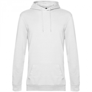 Толстовка с капюшоном унисекс Hoodie, белая, размер M