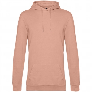 Толстовка с капюшоном унисекс Hoodie, бежевая (nude), размер S