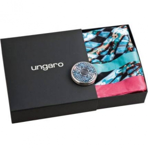 Набор Ungaro: зеркало складное и шелковый платок
