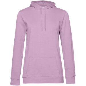 Толстовка с капюшоном женская Hoodie, сиреневая, размер XXL