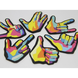 Набор стикеров Wpap Art Hands