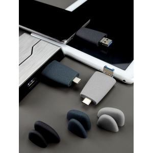 Флешка Pebble Universal, USB 3.0, черная, 32 Гб