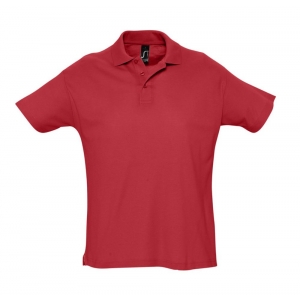 Рубашка поло мужская Summer 170 красная, размер XL