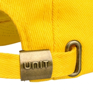Бейсболка Unit Smart, черная с желтым