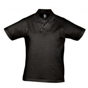Рубашка поло мужская Prescott men 170 черная, размер 3XL