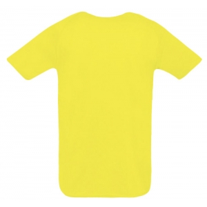 Футболка унисекс Sporty 140, лимонно-желтая
