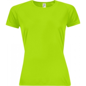 Футболка женская Sporty Women 140 зеленый неон, размер M