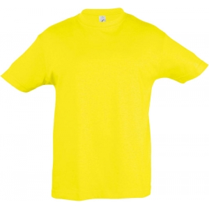 Футболка детская Regent Kids 150 желтая (лимонная), на рост 118-128 см (8 лет)