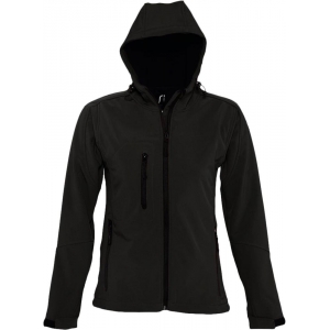 Куртка женская с капюшоном Replay Women 340 черная, размер XL