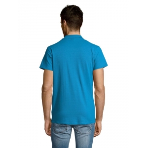 Рубашка поло мужская Summer 170, ярко-бирюзовая