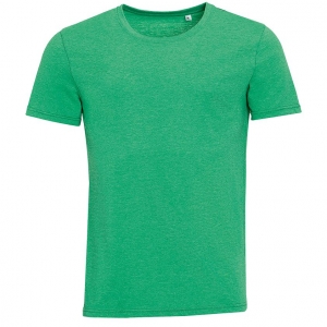 Футболка мужская Mixed Men, зеленый меланж, размер L