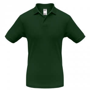 Рубашка поло Safran темно-зеленая, размер M