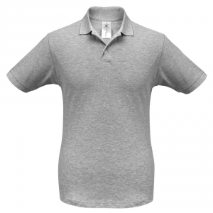 Рубашка поло Safran серый меланж, размер XL