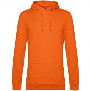 Толстовка с капюшоном унисекс Hoodie, оранжевая, размер 3XL