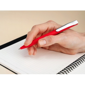Ручка шариковая Pin Soft Touch, красная