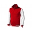 Толстовка Varsity, красный/натуральный белый