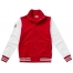 Толстовка Varsity, красный/натуральный белый