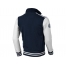 Толстовка Varsity, темно-синий/натуральный белый