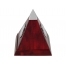 Погодная станция Пирамида, красное дерево/серебристый