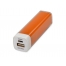 Подарочный набор On-the-go с флешкой, ручкой и зарядным устройством, оранжевый