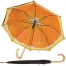 Зонт-трость Апельсин механический с деревянной ручкой