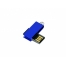 Флешка с мини чипом, минимальный размер, цветной  корпус, 32 Гб, синий
