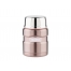 Термос из нерж. стали с ложкой тм THERMOS SK3000 Pink 0,47L, розовый