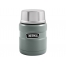 Термос из нерж. стали с ложкой тм THERMOS SK3000-MGR 0,47 L, зеленый