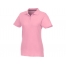 Женское поло Helios с коротким рукавом, light pink