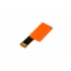 USB-флешка на 64 ГБ в виде пластиковой карточки, оранжевый