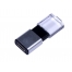 USB-флешка промо на 32 Гб прямоугольной формы, выдвижной механизм, черный