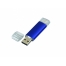 USB-флешка на 64 ГБ.c дополнительным разъемом Micro USB, синий