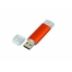 USB-флешка на 32 Гб.c дополнительным разъемом Micro USB, оранжевый