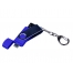 USB-флешка на 32 Гб поворотный механизм, c двумя дополнительными разъемами MicroUSB и TypeC, синий