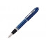 Перьевая ручка Cross Peerless Translucent Quartz Blue Engraved Lacquer, синий