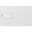 Флеш-карта USB 2.0 64 Gb в виде металлической карты Card Metal, серебристый