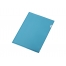 Папка-уголок прозрачный формата  А4 0,18 мм, синий глянцевый