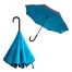 Зонт-трость Unit Style, с пластиковой ручкой, механический, цвет сине-голубой