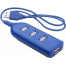 USB-хаб на 4 порта, синий