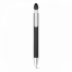 EASEL. Шариковая ручка с функцией стилуса и подставкой для мобильного телефона, Сатин серебро