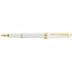 Перьевая ручка Cross Bailey Light Polished White Resin and Gold Tone, перо F