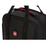 Термосумка для ланча SWISSGEAR, прорезиненный полиэстер 600D, черный/красный, 23х15х10 см, 3,5 л