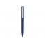 Ручка шариковая пластиковая Bon с покрытием soft touch, темно-синий
