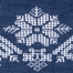 Плед Onego, синий (джинс)
