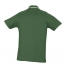 Рубашка поло мужская с контрастной отделкой Practice 270, зеленый/белый