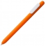 Ручка шариковая Swiper, оранжевая с белым