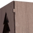 Подсвечник Wood, с изображением елочки