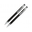 Набор Онтарио: ручка шариковая, карандаш механический, черный/серебристый