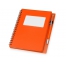 Блокнот Контакт с ручкой, оранжевый