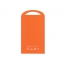 Портативное зарядное устройство Shine с зеркальной гравировкой, 4000 mAh, оранжевый